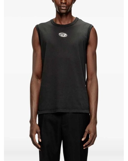 DIESEL White T-Shirt Bisco-Iod