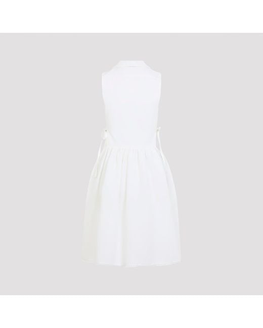 Miu Miu White Mini Dress