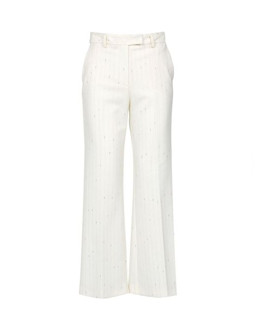 SIMONA CORSELLINI White Trousers