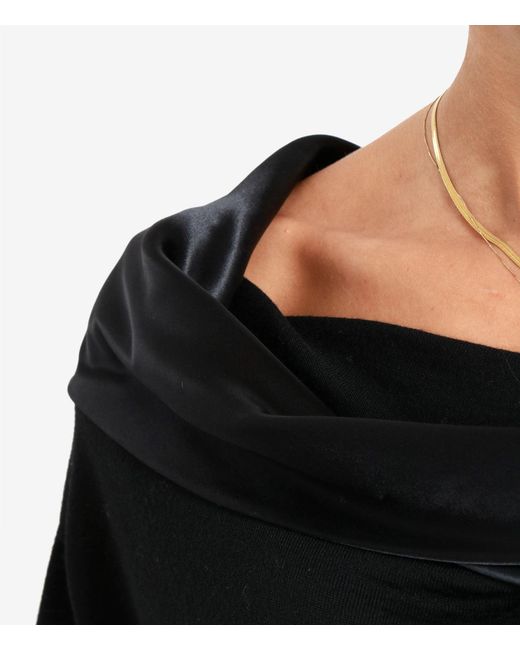 Alberta Ferretti Black Sweaters
