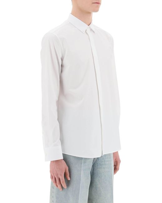Valentino Garavani Rockstud Unlimited Slim Fit Shirt in het White