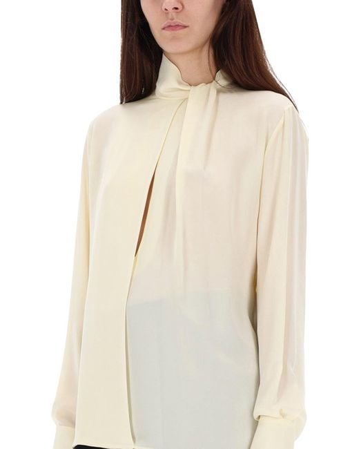 Tom Ford Natural Silk Georgette Blouse