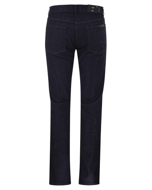 7 For All Mankind Blue Slimmy Stretch Denim Jeans