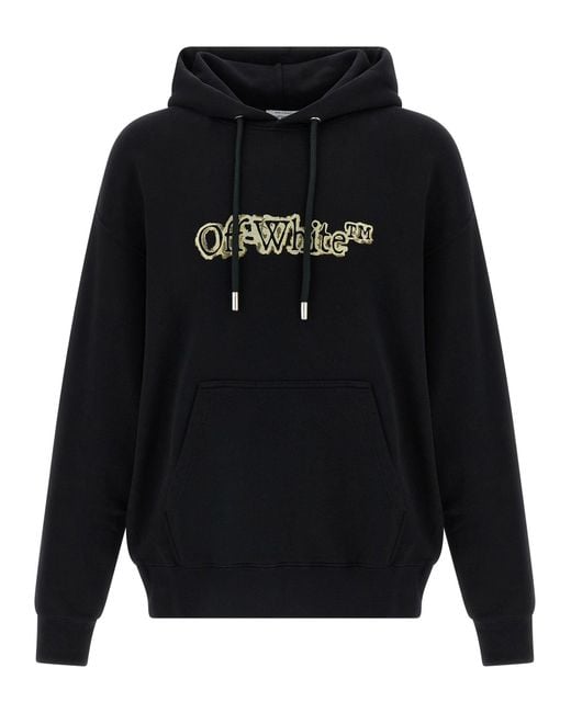 Off-White c/o Virgil Abloh Uit White 'cloudy Arrow Skate' Hoodie in het Blue