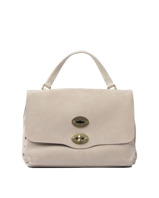 Zanellato Natural Postina Jones Handbags Beige
