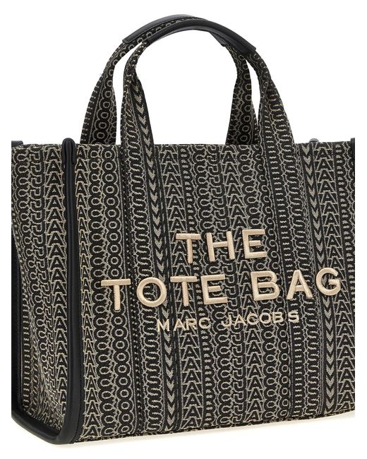 Marc Jacobs 'the Monogram Jacquard Medium Tote' Boodschappentas in het Black