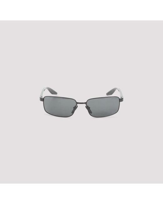 Prada White Eyewear Metal Sunglasses