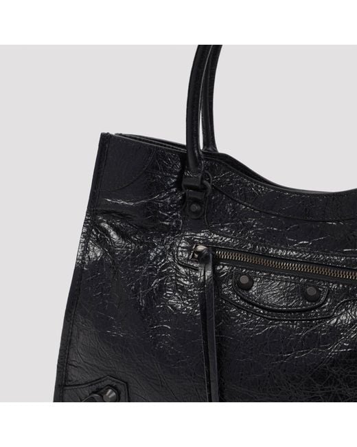 Balenciaga Black Le City Tote S Bag