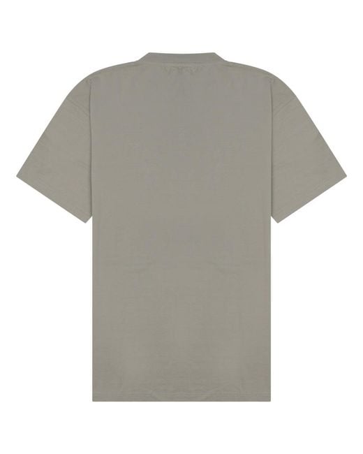 Low Brand Gray Cotton T Shirt for men