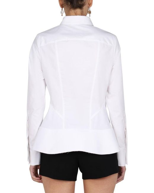 Givenchy White Elegant Shirt With Insert For