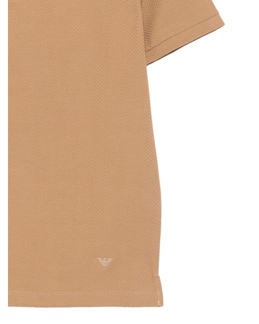 Emporio Armani Natural Cotton Polo Shirt