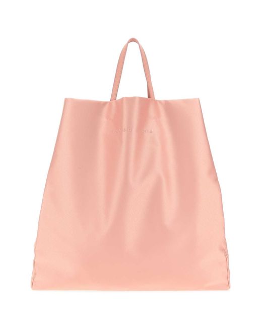 Carven Pink Fabric Jeanne Shopping Bag