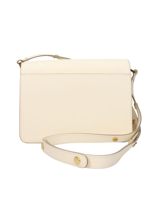 Marni Natural Umhängetaschen Frauen Leder beige/talc