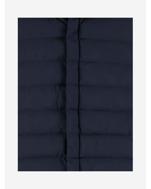 Herno Blue Padded Nylon Vest