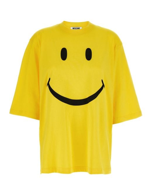 Moschino Yellow Smiley' T-Shirt
