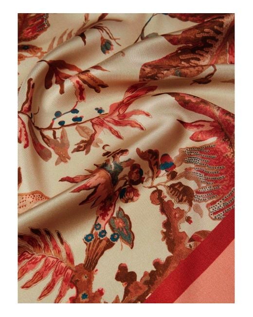Weekend by Maxmara Red Onesto Foulard Scarf