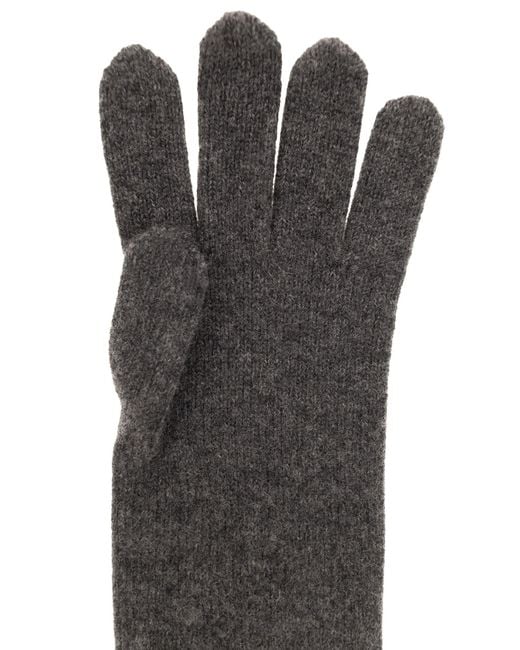 Max Mara Black Timor Gloves