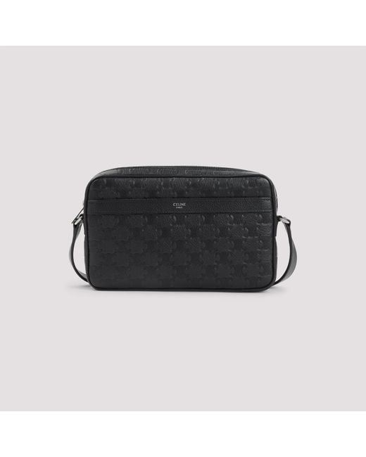 Céline Black Horizontal Messenger Handbag