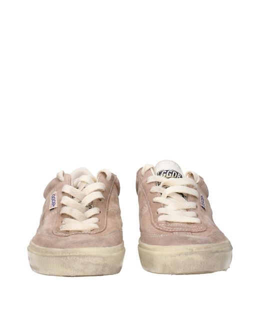 Golden Goose Deluxe Brand Natural Sneakers Soul Star Donna Camoscio Rosa/Rosa Polvere