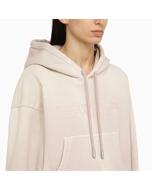 Off-White c/o Virgil Abloh White Off- Hoodie With Logo