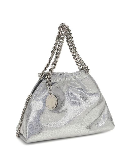 Stella McCartney White Falabella Mini Drastring Tote
