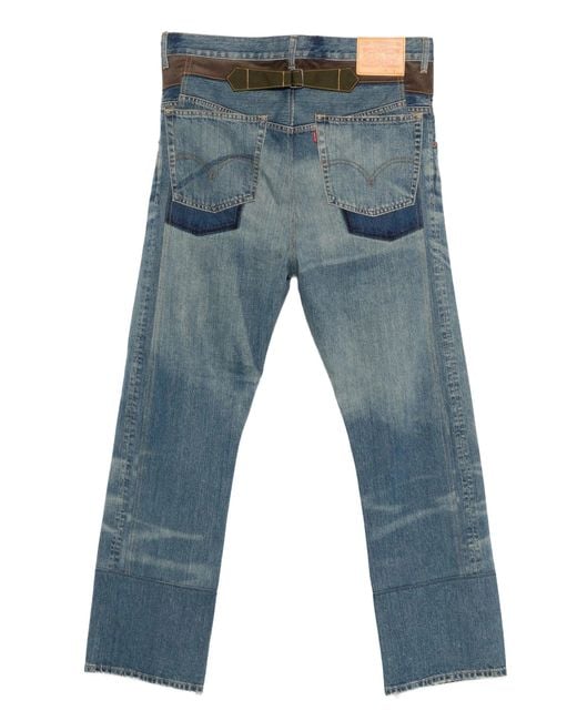Junya Watanabe Blue X Levis Cotton Jeans for men