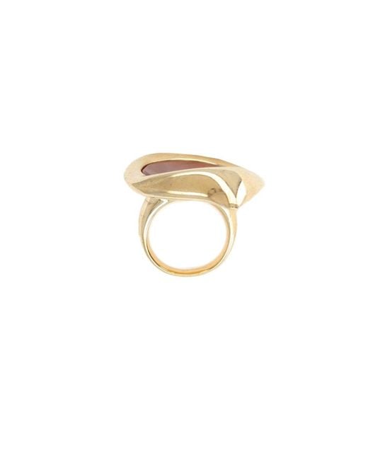 Panconesi White Mini Dusk Ring