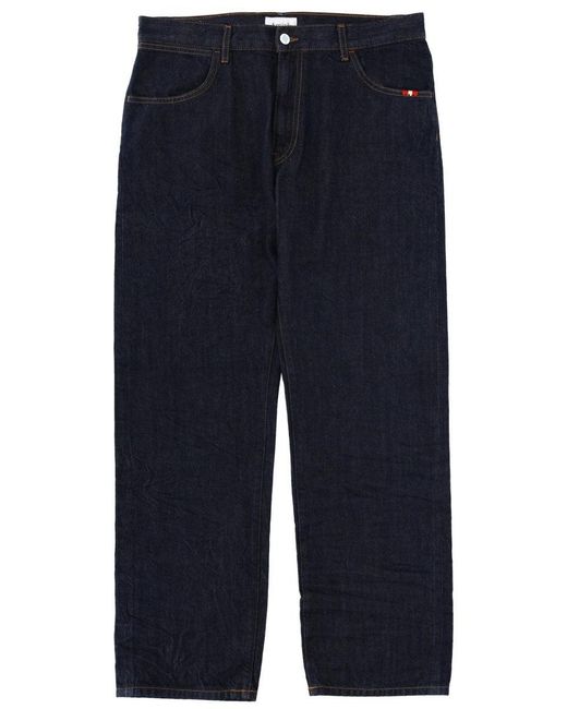AMISH Blue Jeans "James Wash Crinkle" for men