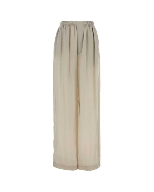 Balenciaga White Sand Cupro Pyjamas Pant