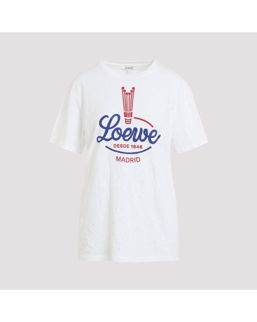 Loewe T-shirt in het White