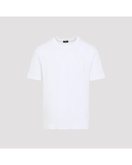 Etro White Roma T Shirt