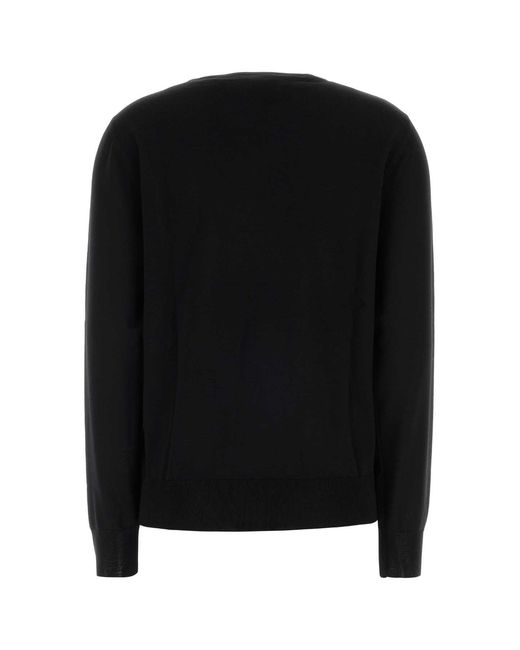 Valentino Garavani Black Wool Sweater