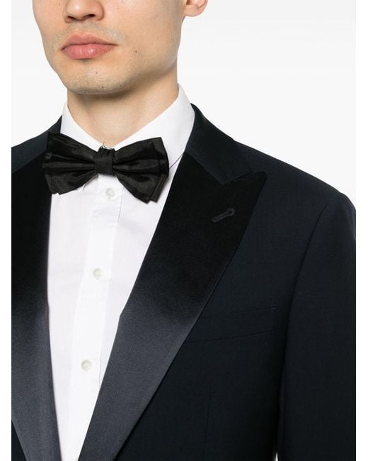 Giorgio Armani Black Slim Fit Wool Tuxedo Suit for men