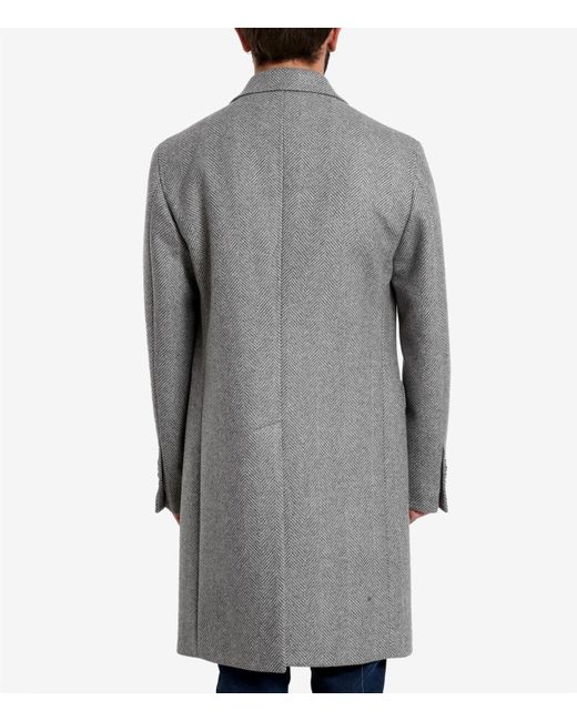 Abrigos de Tagliatore de hombre de color Gray