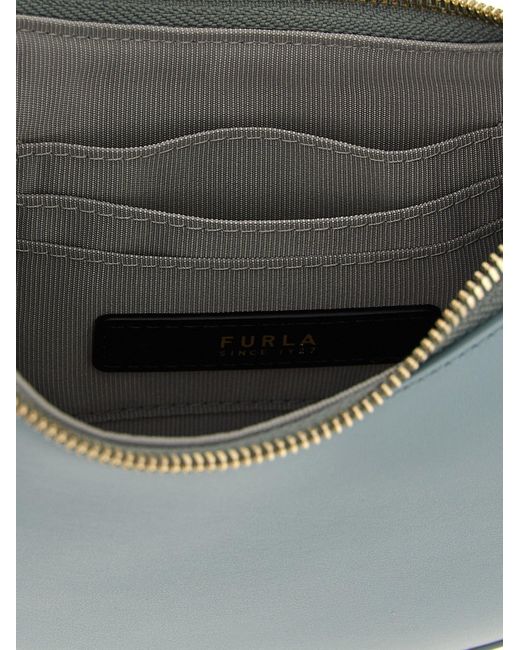 Furla Blue Delizia' Mini Shoulder Bag