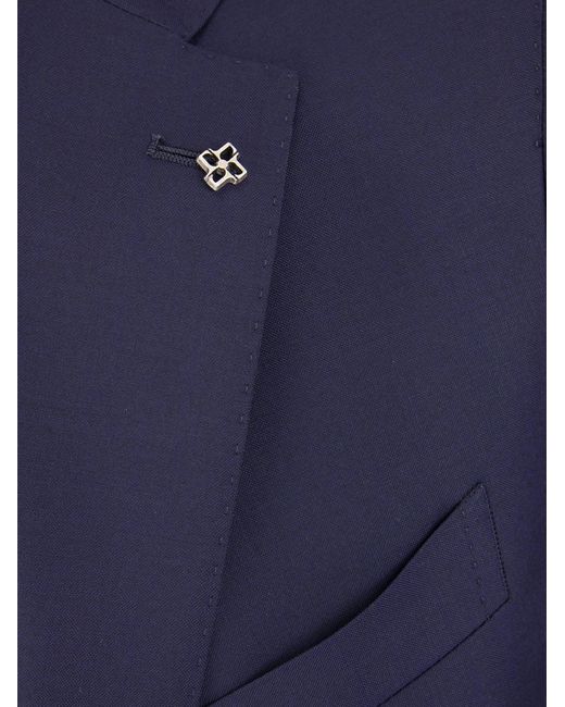 Tagliatore Blue Wool Suit