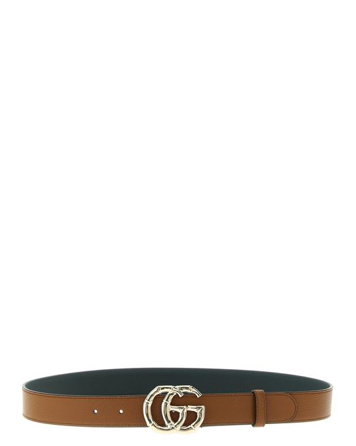 Gucci White Gg Marmont Belt