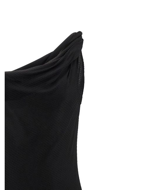 Twinset Black Torchon Dress