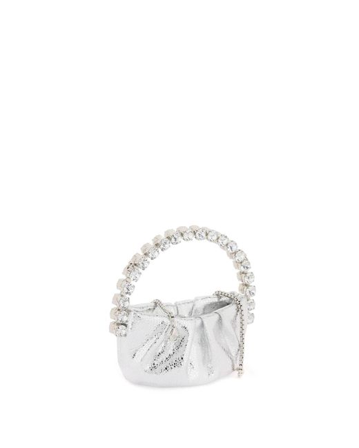 "Mini éternité micro-sac avec L'ALINGI en coloris White
