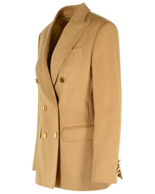 Max Mara Natural 'Pesche' Camel Blazer