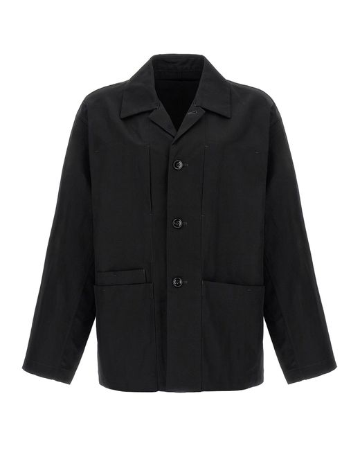 Lemaire Black 'Boxy Sb Workwear' Jacket
