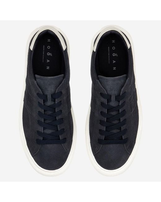 Hogan Blue Sneakers Rebel Leather