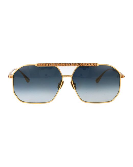 Anna Karin Karlsson Blue Aviator Sunglasses Le Boss 2.0