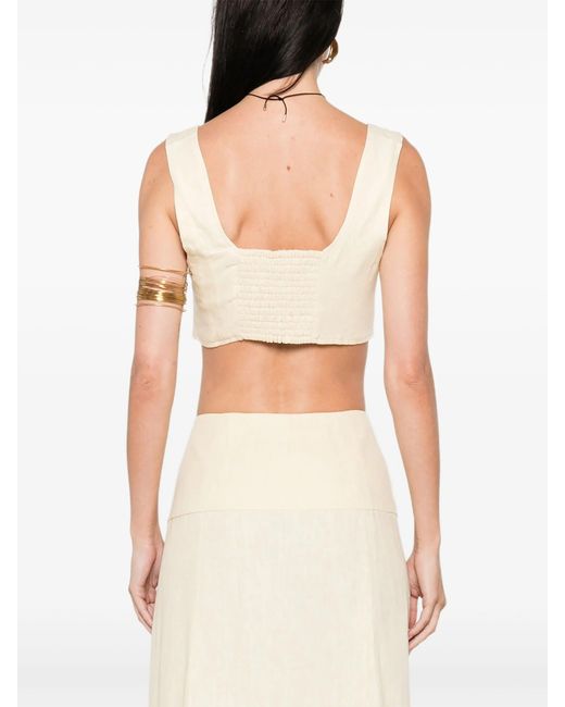 LeKasha Natural Linen Bralette