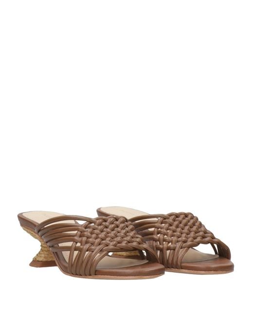 Paloma Barceló Brown Sandals