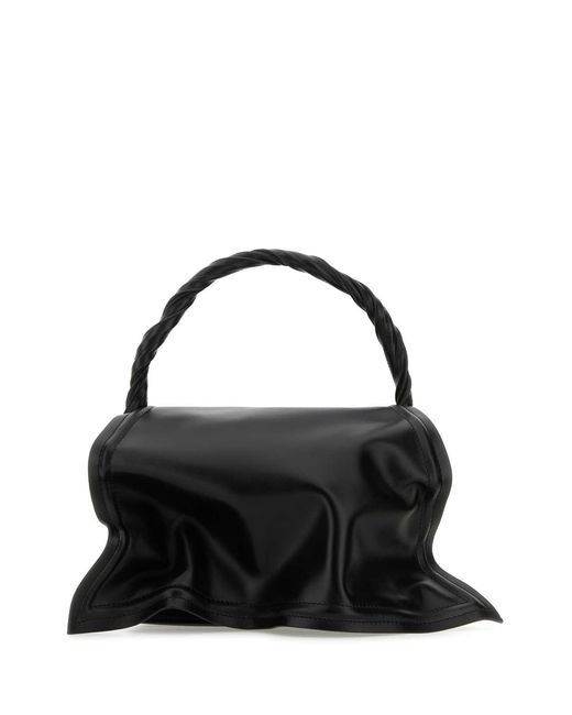 Y. Project Black Leather Handbag