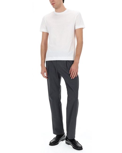 Herno Gray Trausers for men