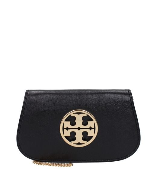 Tory Burch Black Pochette Reva Donna Pelle Nero for men