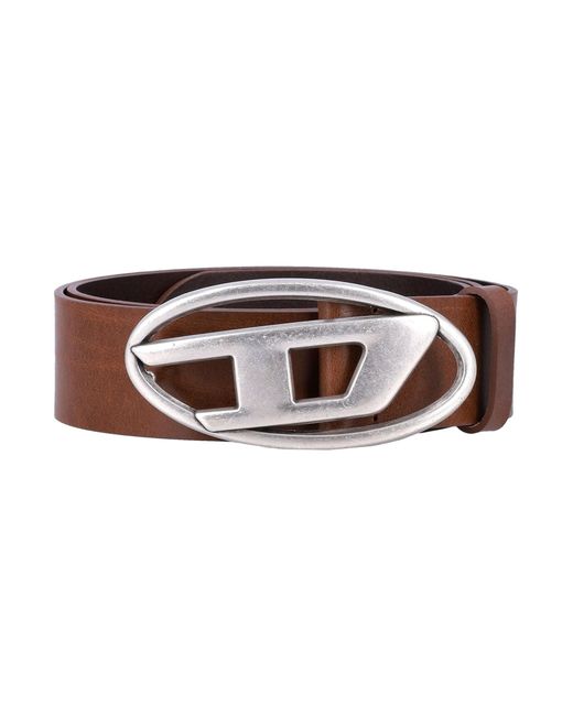 DIESEL Brown B-1Dr Belt for men