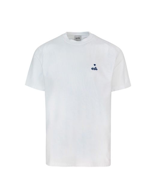 Arte' En T -Shirt Herz Logo Weiß in White für Herren
